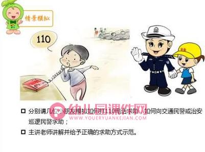 大班安全课件PPT《不私自离园》PPT课件图片