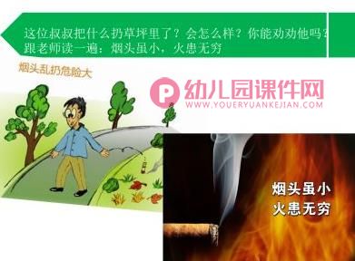 大班安全教育课件PPT《消防安全我记牢》PPT课件图片