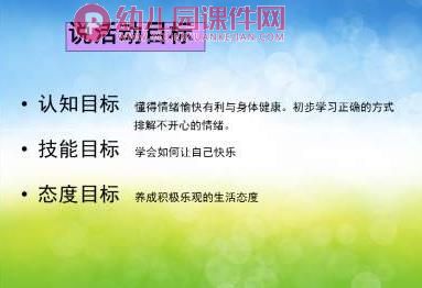 大班健康说课稿课件PPT《让自己高兴》PPT课件图片