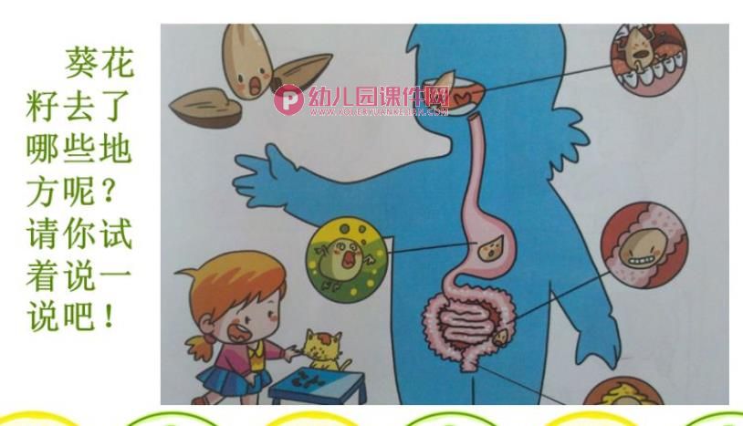 大班健康活动课件PPT《食物旅行记》PPT课件图片