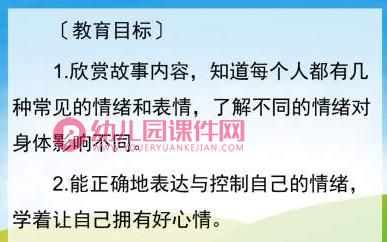 大班健康说课稿课件PPT《让自己高兴》PPT课件图片