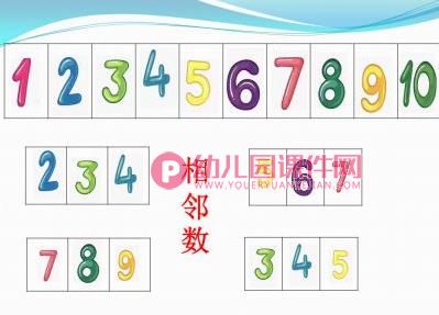 大班科学课件PPT《10以内的相邻数》PPT课件图片