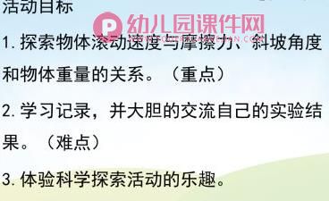 大班科学课件PPT《看谁滚的远》PPT课件图片