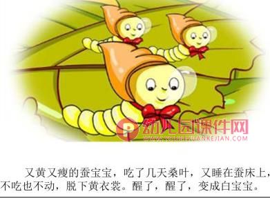 大班科学优质课课件PPT《蚕宝宝的一生》PPT课件图片