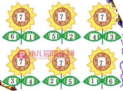 大班科学课件PPT《7的组成和分解》PPT课件图片