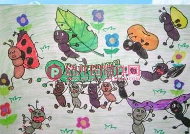 大班美术课件PPT《忙碌的蚂蚁》PPT课件图片