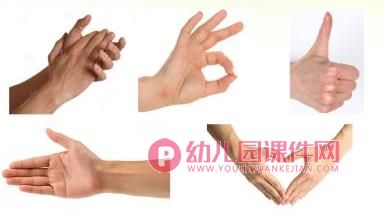 大班美术课件PPT《会说话的手》PPT课件图片