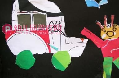 大班美术课件PPT《撕贴画》PPT课件图片