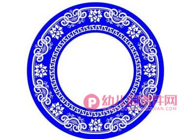 大班美术课件PPT《美丽的青花盘》PPT课件图片