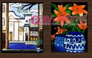 大班美术活动课件PPT《吹塑纸版画》PPT课件图片