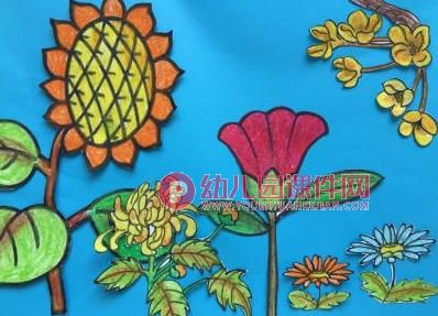 大班绘画课件PPT《秋姑娘的花裙子》PPT课件图片