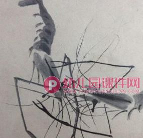 大班美术水墨画课件PPT《虾》PPT课件图片