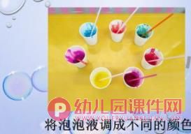 大班美术课件PPT《有趣的泡泡画》PPT课件图片
