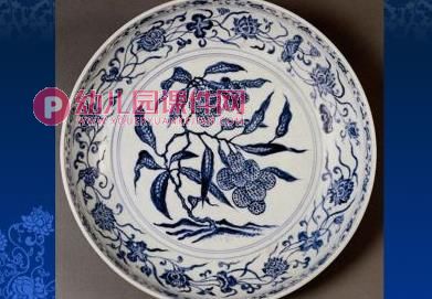 大班美术优质课课件PPT《青花瓷盘》PPT课件图片