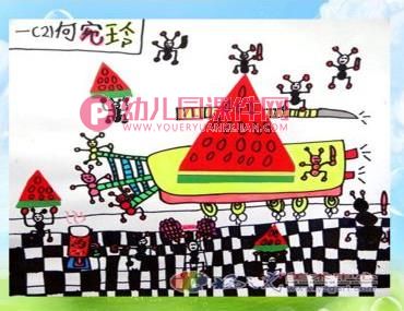 大班美术课件PPT《忙碌的蚂蚁》PPT课件图片