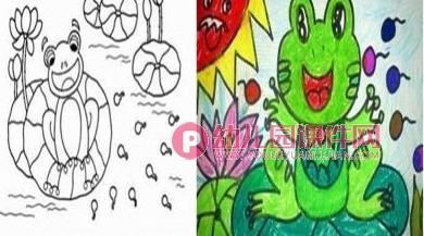 大班美术连环画课件PPT《小蝌蚪找妈妈》PPT课件图片