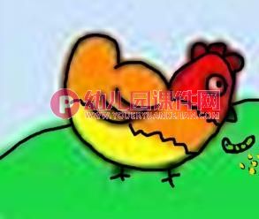 大班美术课件PPT《母鸡》PPT课件图片