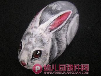 大班美术课件PPT《神奇的石头画》PPT课件图片