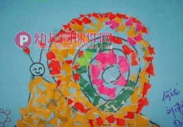 大班美术课件PPT《撕贴画》PPT课件图片