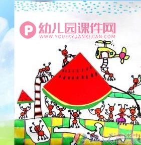 大班美术课件PPT《忙碌的蚂蚁》PPT课件图片