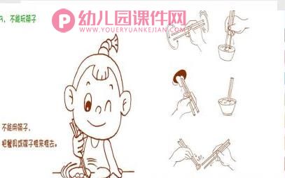 大班社会课件PPT《认识筷子》PPT课件图片