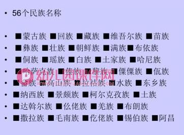 大班社会课件PPT《56个民族是一家》PPT课件图片