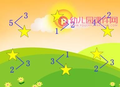 大班数学活动课件PPT《数的分解和组成练习》PPT课件图片