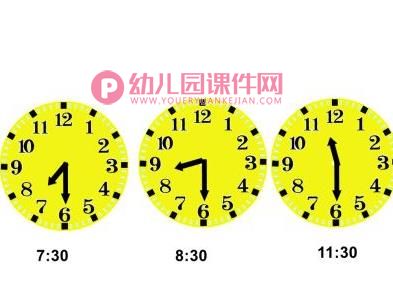 大班数学课件PPT《我会看时钟》PPT课件图片