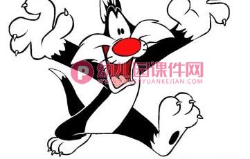 大班数学课件PPT《送给恶猫的礼物》PPT课件图片