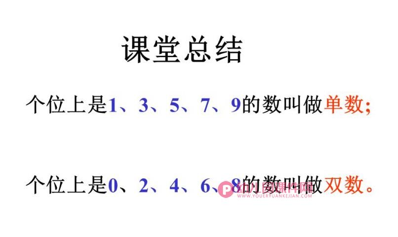 大班数学活动课件PPT《单数双数》PPT课件图片
