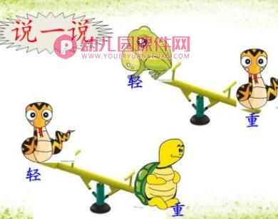 大班数学活动课件PPT《轻重我知道》PPT课件图片