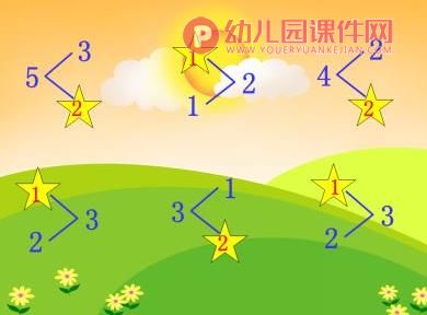 大班数学活动课件PPT《数的分解和组成练习》PPT课件图片