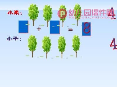 大班数学课件PPT《8的组成》PPT课件图片