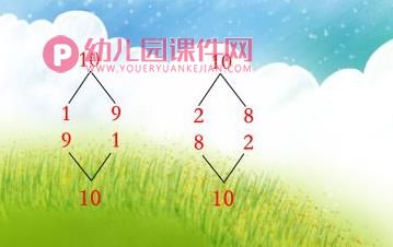 大班数学课件课PPT《10的分解与组成》PPT课件图片