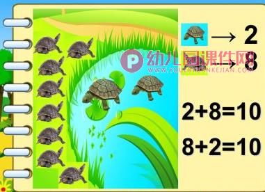 大班数学课件PPT《复习10以内的加法》PPT课件图片