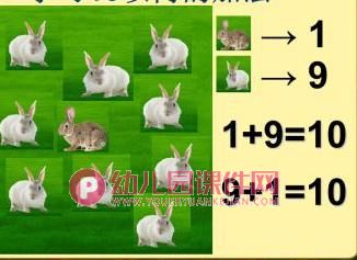 大班数学课件PPT《复习10以内的加法》PPT课件图片
