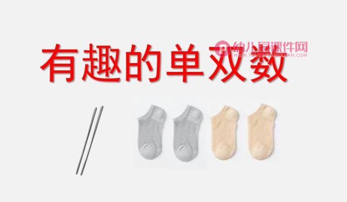大班计算课件PPT《认识单双数》PPT课件图片