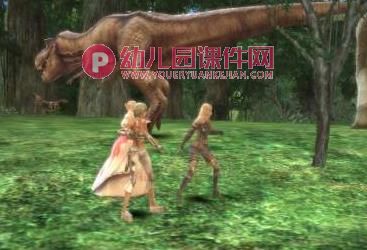 大班体育课件PPT《穿越侏罗纪》PPT课件图片