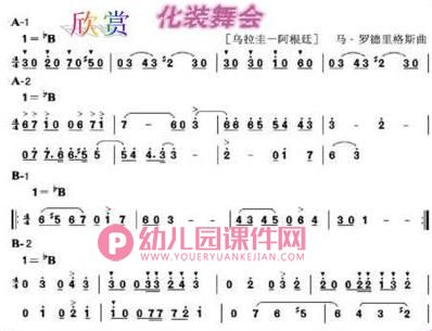 大班音乐课件PPT《化妆舞会》PPT课件图片