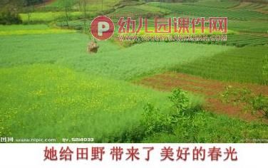 大班音乐课件PPT《春姑娘》PPT课件图片