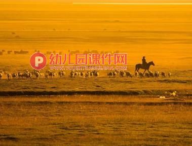 大班音乐打击乐课件PPT《孤独的牧羊人》PPT课件图片