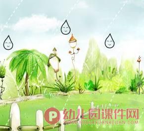 大班语言散文课件PPT《春雨的色彩》PPT课件图片