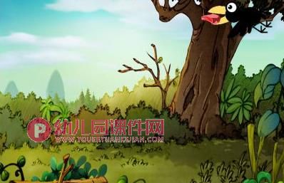 大班语言课件PPT《狐狸又见乌鸦》PPT课件图片