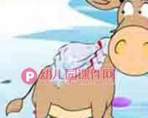 大班故事课件PPT《小毛驴过河》PPT课件图片