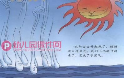 大班语言活动课件PPT《小水滴历险记》PPT课件配音图片