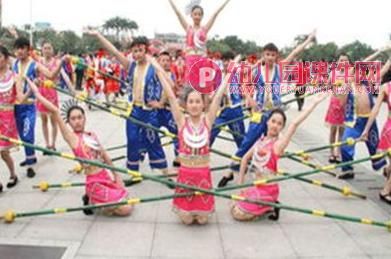 大班舞蹈课件PPT《竹竿舞》PPT课件图片