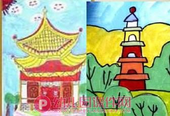 大班欣赏课件PPT《塔和亭子》PPT课件图片