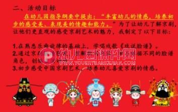 大班说课稿课件PPT《戏说脸谱》PPT课件图片