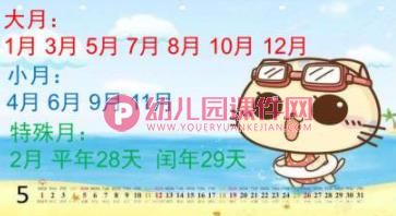 大班公开课课件PPT《认识日历》PPT课件图片