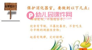 大班课件PPT《食物的消化》PPT课件图片